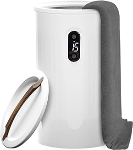 Bartnelli Luxury Premium Towel Warmer, Extra Large Size, Bucket Style - For Bath & Spa Towels, Baby Blankets, Bathrobes