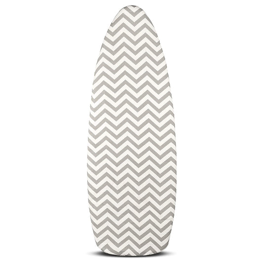 Bartnelli Ironing Board Covers Multi Layered 55" X 23.5" Great for All Bigger Sized Ironing Board Fits Model 1105 and 1118 (GRAY ZIGZAG)
